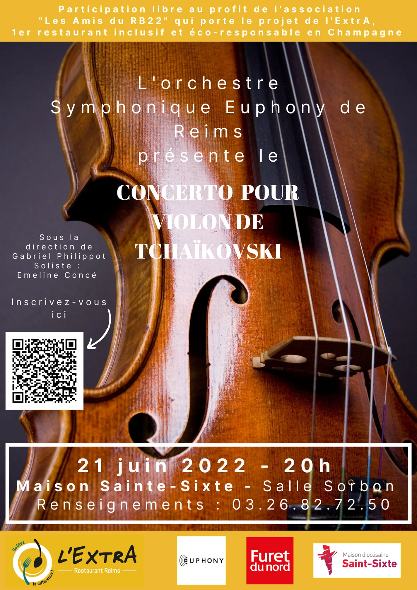 Tchaïkovski Concerto pour violon — Juin 2022