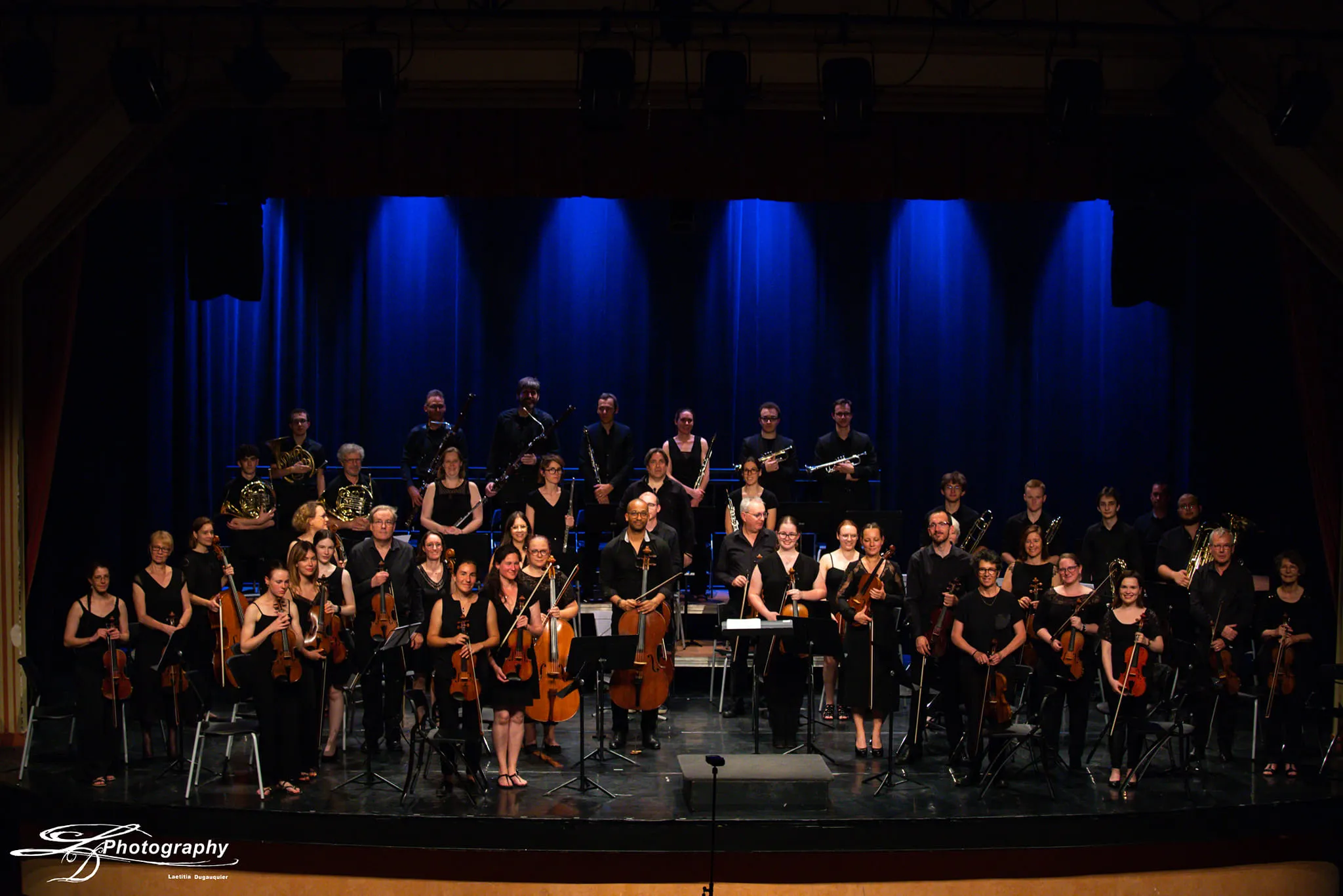 Photo de groupe de l'orchestre