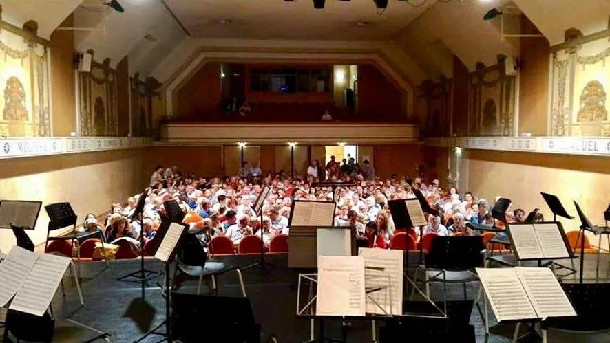 La salle vue depuis la scène